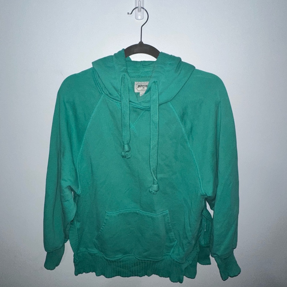 American Eagle Outfitters Teal Hoodie